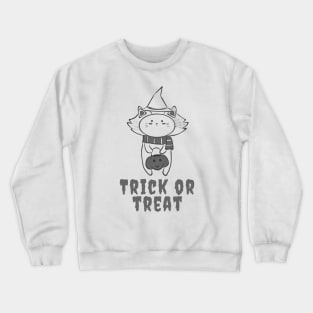 Cat Trick or Treat Crewneck Sweatshirt